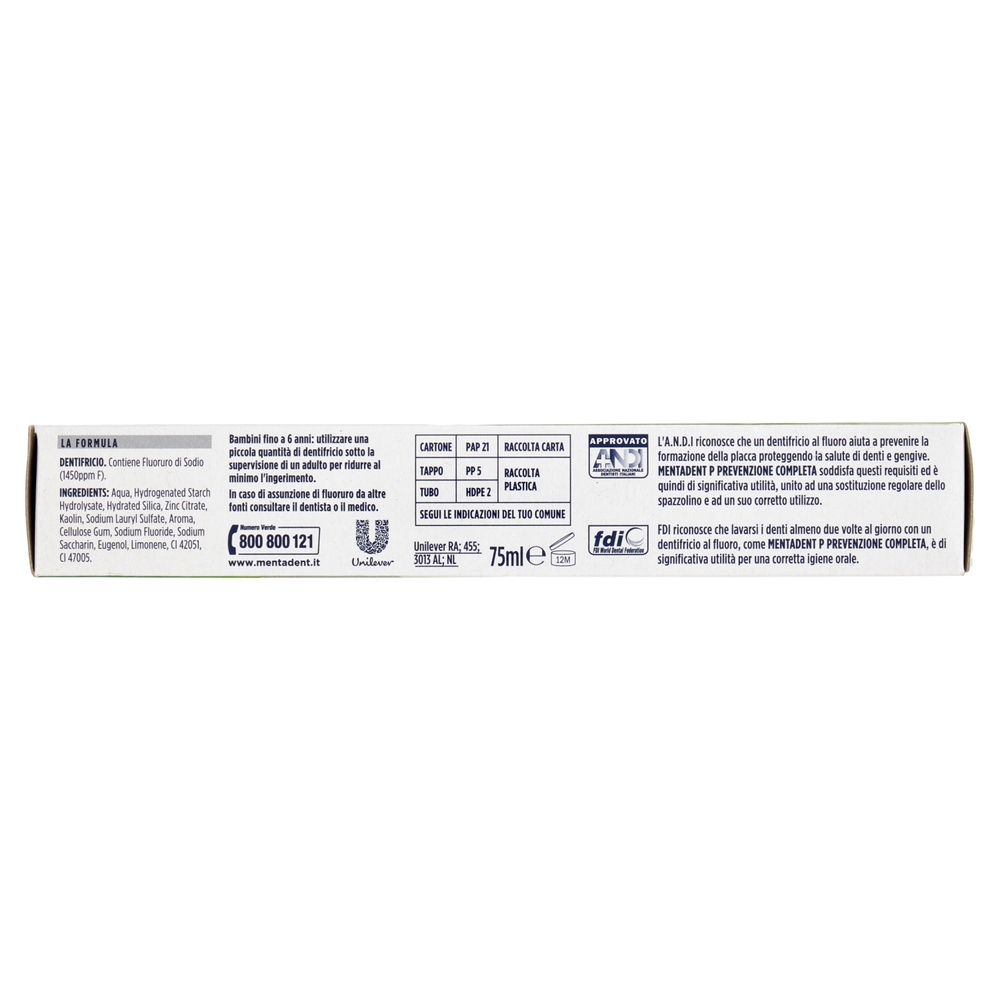 Mentadent P Prevenzione Completa 75 ml